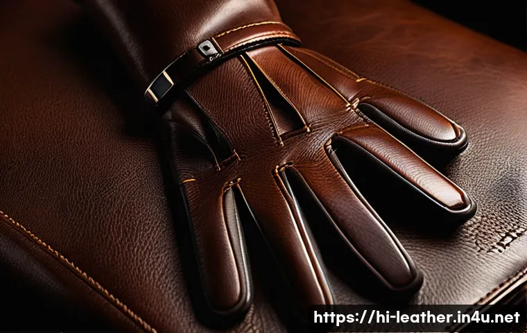 가죽공예 매장 추천 - **Prompt 1: The Authentic Touch of Leather**
"A close-up shot of hands, clean and well-manicured...