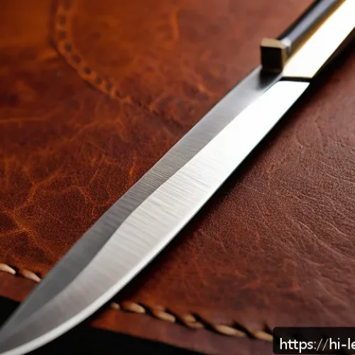 가죽공예 데일리백 만들기 - A close-up image of a full-grain leather sheet showcasing its natural texture and unique markings, p...